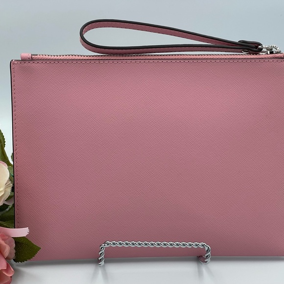 Michael Kors Jet Set Travel XL Studded Clutch Wristlet - Picture 9 of 9